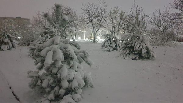 Снег в Крыму