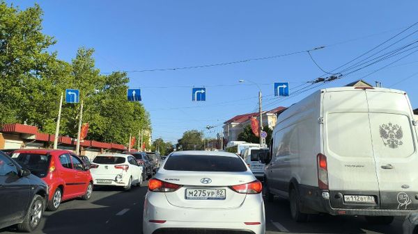 Пробки в Симферополе