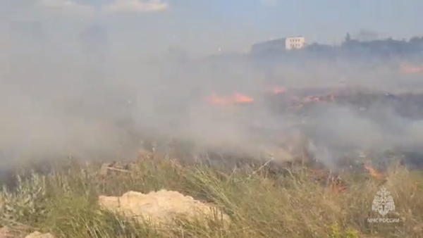 Пожар в Симферопольском районе