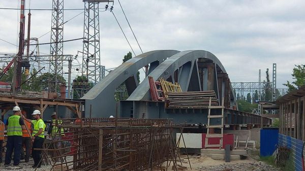 Реконструкция Горбатого моста в Симферополе