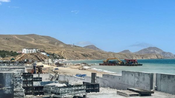 Реконструкция набережной в Коктебеле