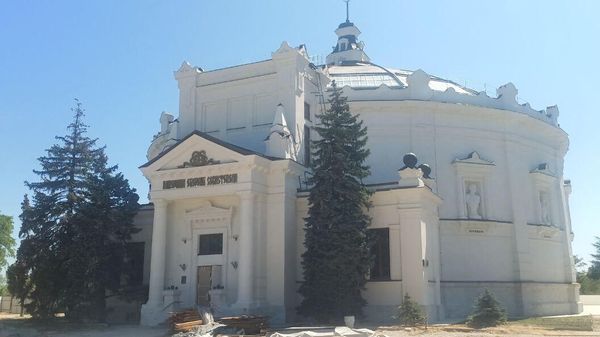 Реставрационные работы. Панорама Оборона Севастополя 1854–1855 гг.