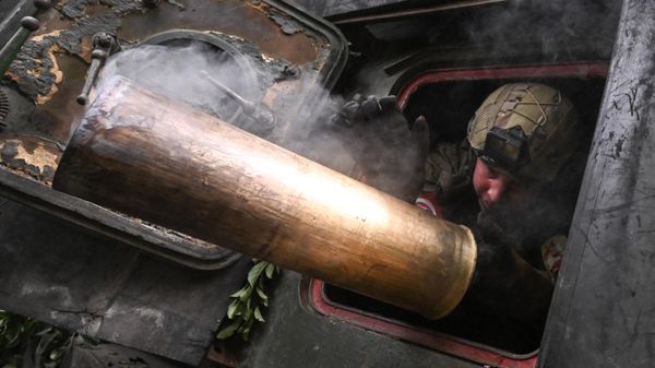 Боевая работа САУ Мста-С группировки войск Центр на Красноармейском направлении СВО