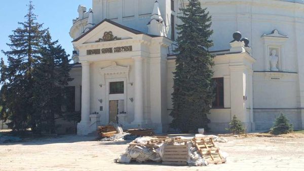 Панорама и Исторический бульвар в Севастополе во время реконструкции
