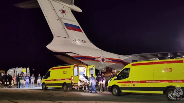 В Москву из Ижевска доставили шестерых пострадавших при атаке ВСУ