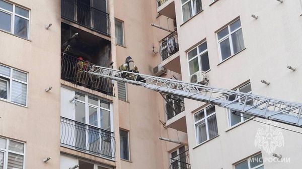 Пожар в Севастополе