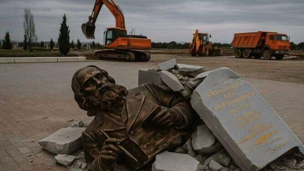 Памятник художнику Ивану Айвазовскому снесли в Карабахе