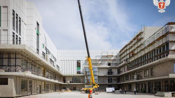 Строительство медцентра в Запорожской области