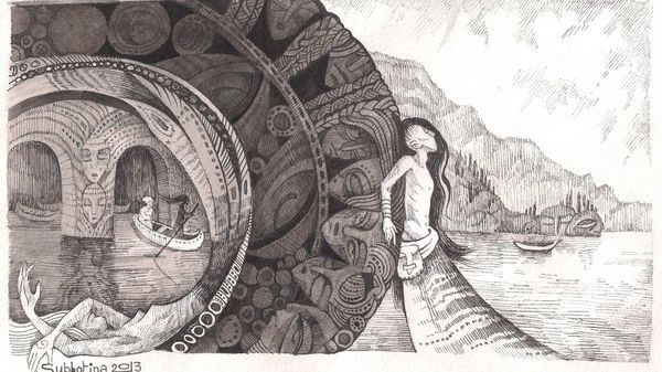 Utopia. Рисунок Дарьи Субботиной
