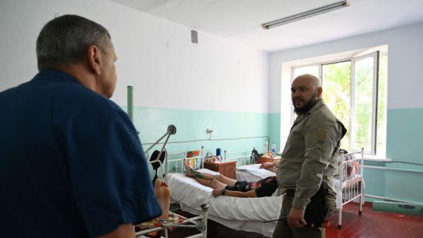 Посещение раненых в Алешковской ЦРБ Херсонской области