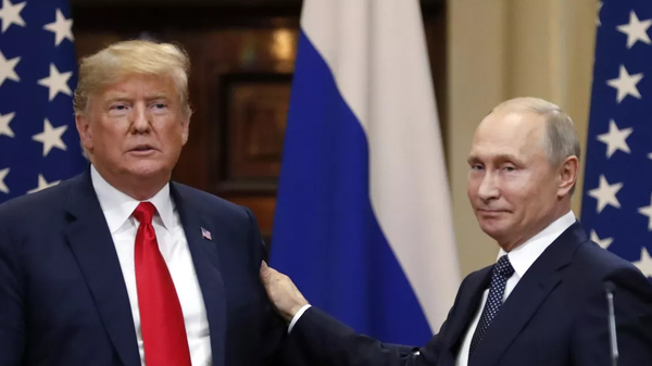 Президент России Владимир Путин и президент США Дональд Трамп