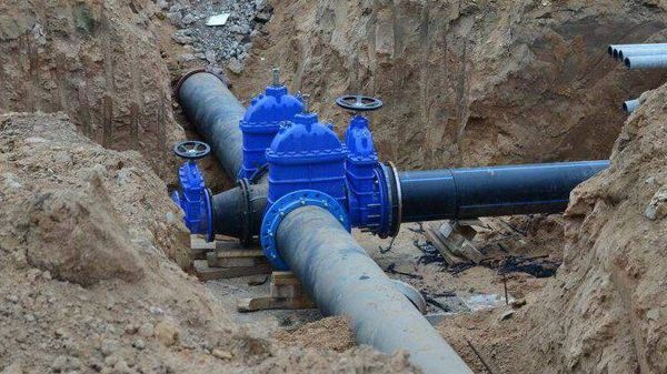 Строительство водовода в Крыму