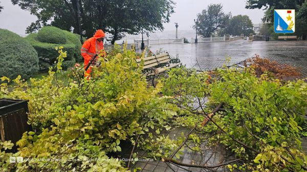Последствия непогоды в Севастополе