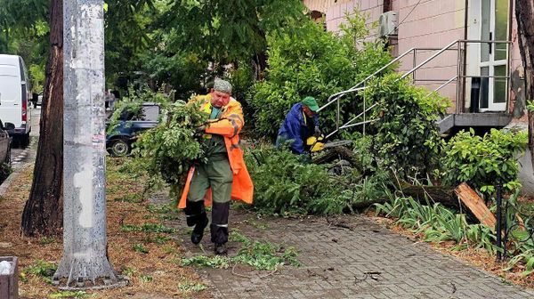 Последствия непогоды в Севастополе