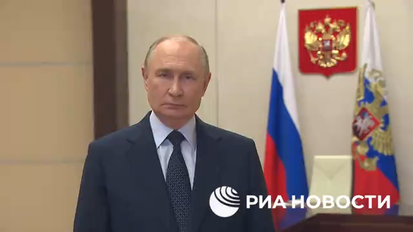 Обращение президента РФ Владимира Путина к участникам Интервидения