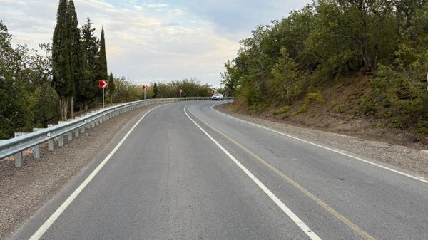 Отремонтированная дорога  Алушта – Судак – Феодосия