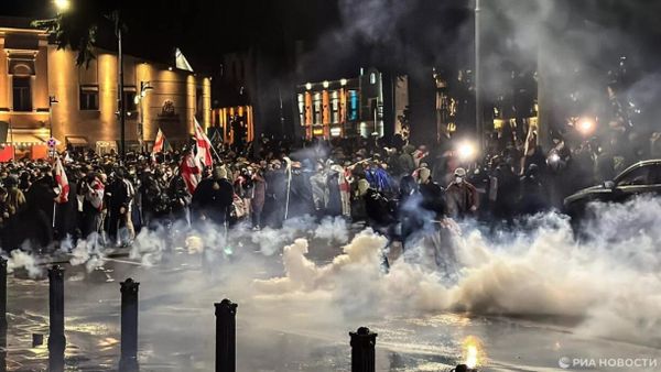 Митинг оппозиции в Тбилиси