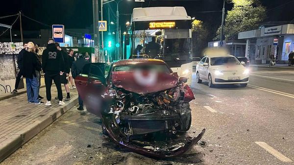 ДТП с пассажирским автобусом в Севастополе