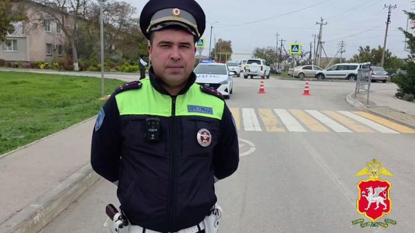 ДТП в селе Уютное Сакского района Крыма. Скриншот видео