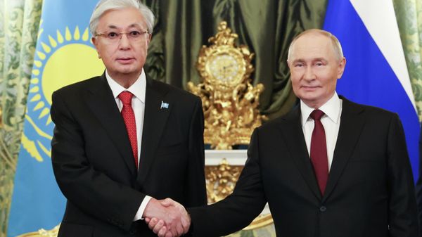 Переговоры президента Владимира Путина и президента Казахстана Касым-Жомарта Токаева