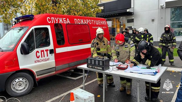 Пожар в здании Краснодарского музыкального театра