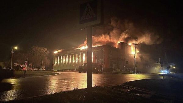 Пожар в Белгородской области