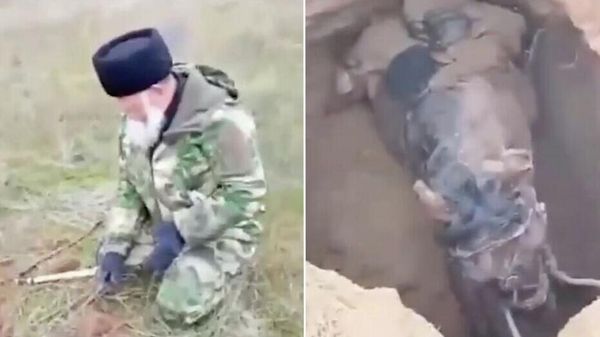 Лошадь в степи под Астраханью провалилась в склеп времен Золотой Орды