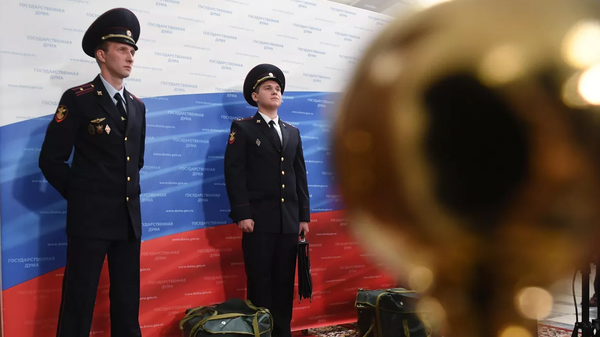 Офицеры Государственной фельдъегерской службы РФ. Архивное фото