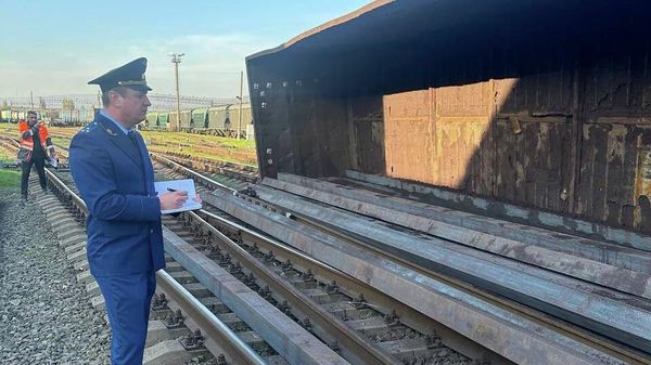 Сход вагонов с рельсов в Новороссийске