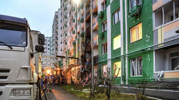 Жилой дом в Твери после атаки ВСУ