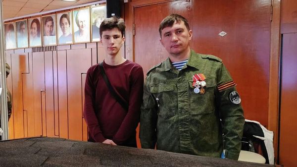 Андрей Ткаченко с сыном