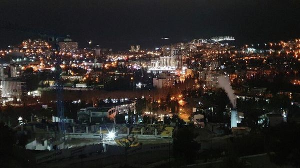 Алушта ночью