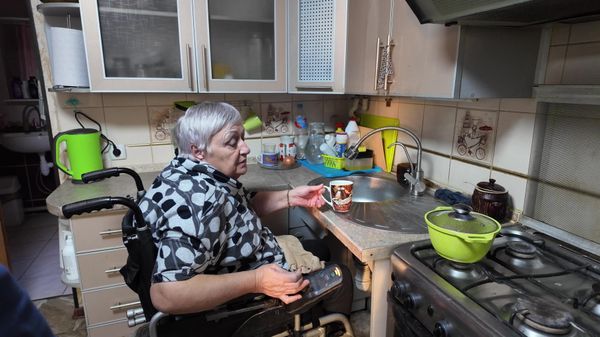 Жительница крымского города Саки Галина Роговая обратилась на программу Итоги года с Владимиром Путиным