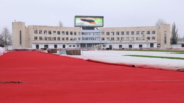 Капитальный ремонт стадиона имени 50-летия Октября в городе-герое Керчи