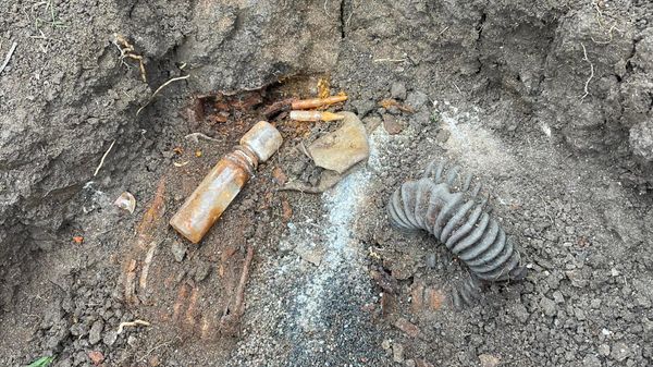 На Керченском полуострове поисковики обнаружили останки бойца Красной армии