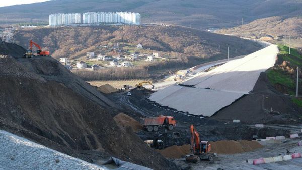 Строительство дороги в обход г.Алушты