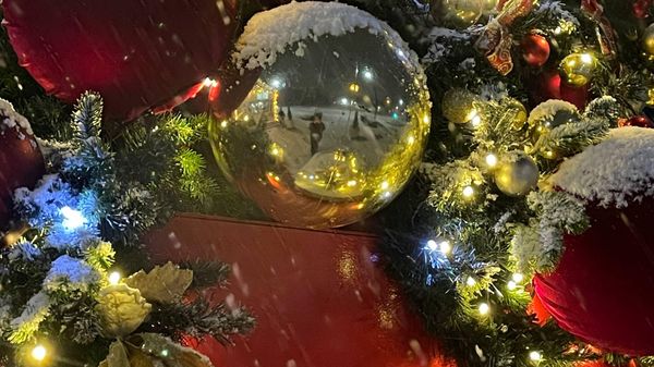 Снег в Симферополе Снег в Симферополе