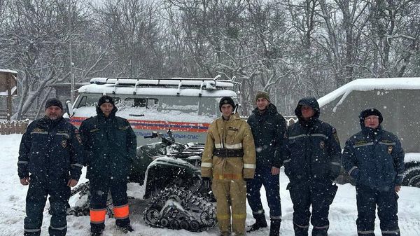 Дежурство спасателей отряда КРЫМ-СПАС
