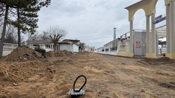 Ремонт набережной им. Горького в Евпатории