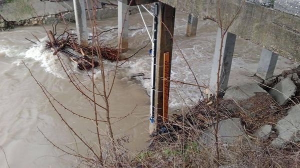 Подъем уровня воды в реках Севастополя