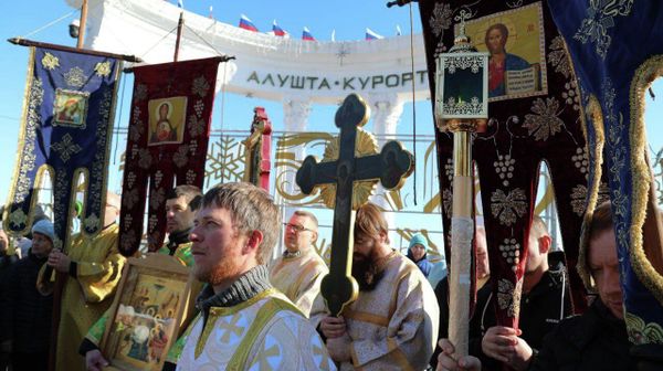 Крещение в Алуште