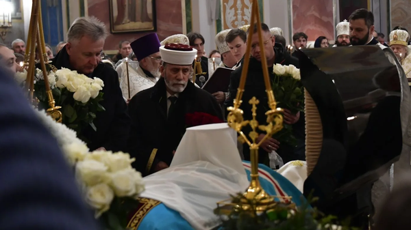 Отпевание митрополита Лазаря