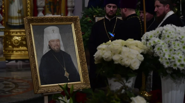 Отпевание митрополита Лазаря