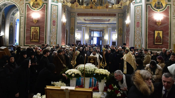 Отпевание митрополита Лазаря