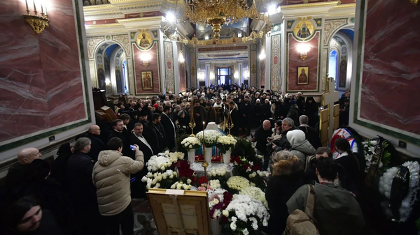 Отпевание митрополита Лазаря