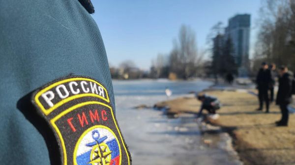 Лед на водоеме
