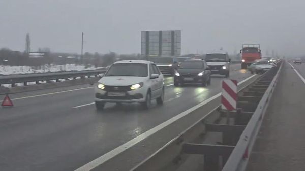 Гололед на дорогах Кубани