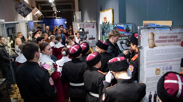 В Центральном музее Тавриды Союз казачьей молодежи Крыма и Севастополя провел церемонию открытия Мультимедийного выставочного проекта Казачество Крыма