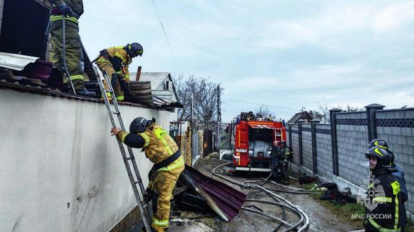 Пожар в Севастополе