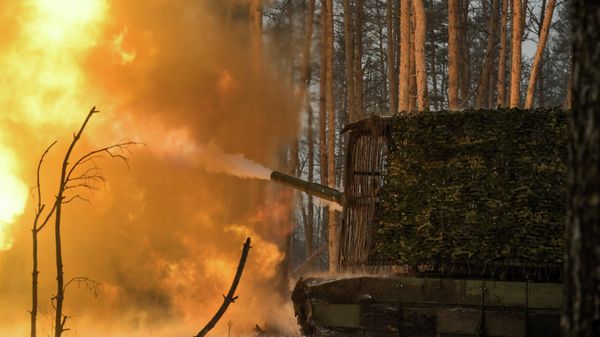 Боевая работа экипажа танка Т-90М Прорыв 